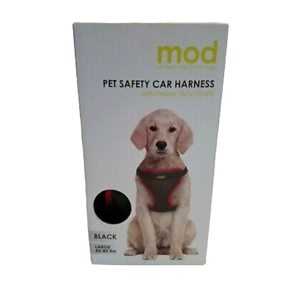 10/$25🦋 MOD Black & Red Pet Safety Car Harness - Size Small - Picture 1 of 10